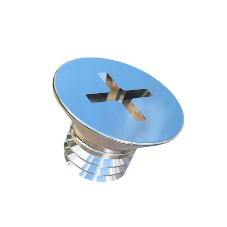 Allied Titanium #10-32 x 1/4 in Phillips Flat Machine Screw, Plain Titanium 0051811